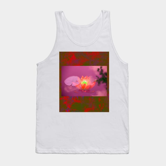 Pink Lotus Tank Top by aa.designs.pro@gmail.com